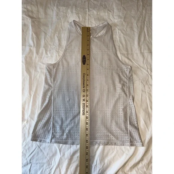 Athleta tank women's size small gray racer back - Picture 10 of 15